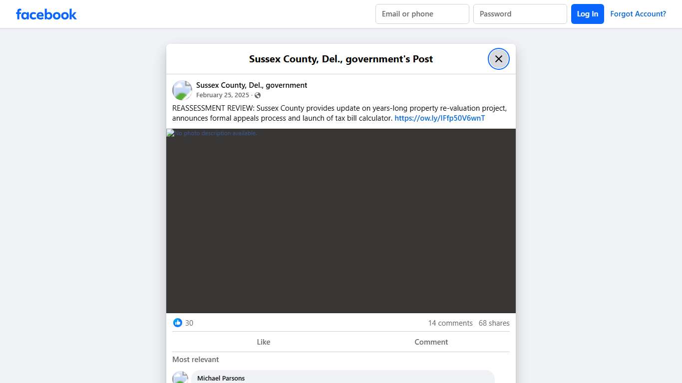 REASSESSMENT REVIEW:... - Sussex County, Del., government | Facebook