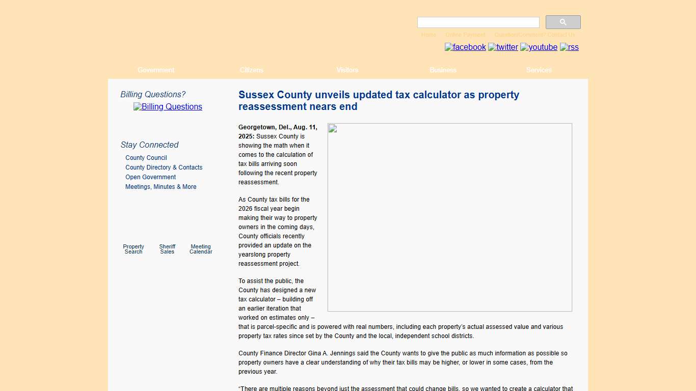 Sussex County unveils updated tax calculator as property reassessment nears end | Sussex County